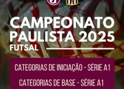 Equipes Federadas atuam pelo Paulista de Futsal