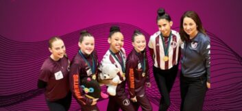 Equipe Pré-Infantil de Ginástica Rítmica se destaca na Copa Vale