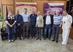 Presidente Tadeu Deradeli recebe o Vice-Prefeito de São Paulo